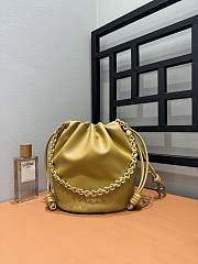 Bagsaaa Loewe Flamenco purse bucket in mellow nappa lambskin sahara - 32*17*24cm - 1