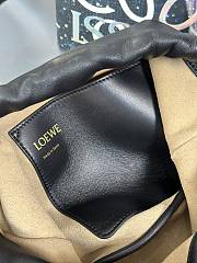 Bagsaaa Loewe Flamenco purse bucket in mellow nappa lambskin black - 32*17*24cm - 3