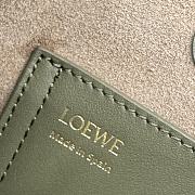 Bagsaaa Loewe Mini Pebble bucket in smooth calfskin olive green - 16*16*19.5CM - 4