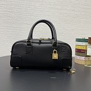 Bagsaaa Loewe Amazona 23 Cropped bag in nappa calfskin black - 23x11x10 cm - 4