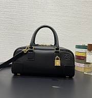 Bagsaaa Loewe Amazona 23 Cropped bag in nappa calfskin black - 23x11x10 cm - 3