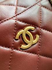 Bagsaaa Chanel Mini Camera Case AS5190 Dark Red - 12 x 18 x 7cm - 2