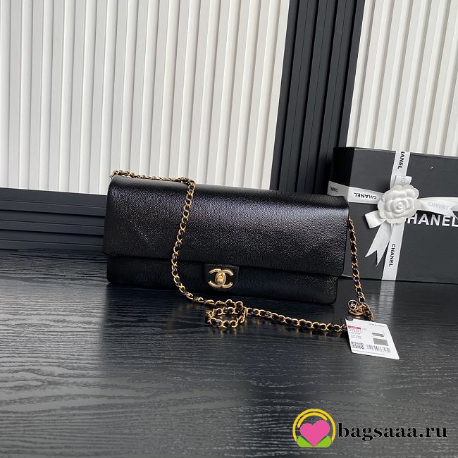 Bagsaaa Chanel Maxi Clutch Bag AS5182 Black -  16 x 33 x 5cm - 1