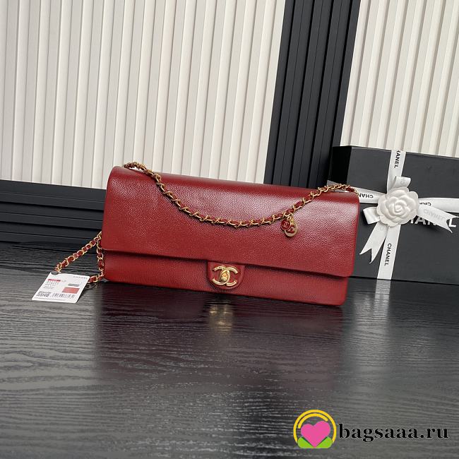 Bagsaaa Chanel Maxi Clutch Bag AS5182 Red - 16 x 33 x 5cm - 1