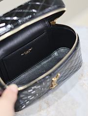 Bagsaaa YSL Gaby Vanity Bag In Patent Leather 766731 Black - 18 X 11 X 6.5 CM - 3