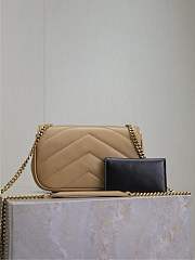 Bagsaaa YSL Loulou Mini In Lambskin 821749 Beige - 20 X 12 X 5 CM - 3