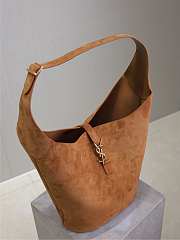 Bagsaaa YSL Le 5 À 7 hobo in suede 793088 brown - 44 X 32 X 3 CM - 2