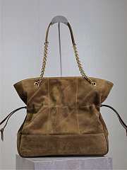 Bagsaaa YSL Jamie shopping bag in suede 809824 beige - 35 X 35 X 10 CM - 3