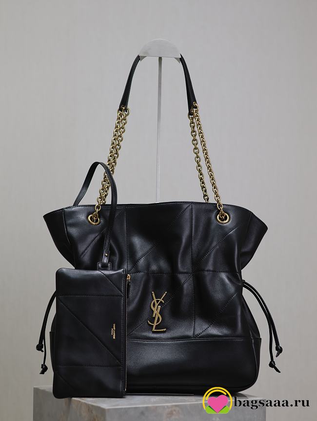 Bagsaaa YSL Jamie Shopping in lambskin 809824 black - 35 X 35 X 10 CM - 1