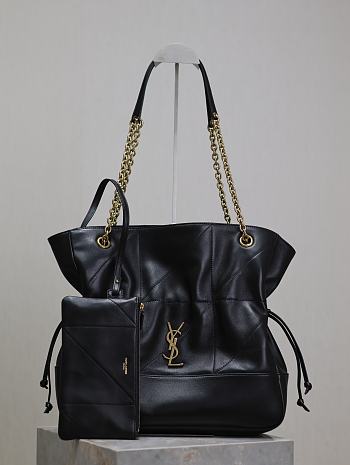 Bagsaaa YSL Jamie Shopping in lambskin 809824 black - 35 X 35 X 10 CM