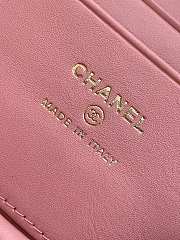 Bagsaaa Chanel Long Vanity with chain AP4407 Pink - 17 x 19.5 x 5cm - 4