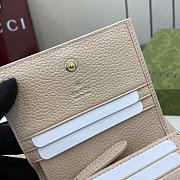 Bagsaaa Gucci GG Emblem mini wallet 815901 light pink - 11cm - 2