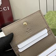 Bagsaaa Gucci GG Emblem mini wallet 815901 taupe - 11cm - 3