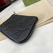 Bagsaaa Gucci GG Emblem zip key case 815891 black - 13cm - 4