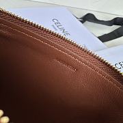 Bagsaaa Celine Coin And Card Pouch Cuir Triomphe In Smooth Calfskin Brown - 13cm - 4