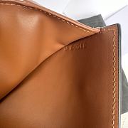 Bagsaaa Celine Small Trifold Wallet In Triomphe Canvas And Lambskin - 10.5cm - 3