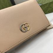 Bagsaaa Gucci GG Marmont card case wallet 790067 beige - 11cm - 4