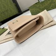 Bagsaaa Gucci GG Marmont card case wallet 790067 beige - 11cm - 3