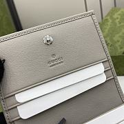 Bagsaaa Gucci GG Marmont card case 790055 gray - 11cm - 3