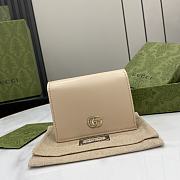 Bagsaaa Gucci GG Marmont card case 790055 beige - 11cm - 1