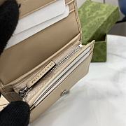 Bagsaaa Gucci GG Marmont card case 790055 beige - 11cm - 4