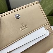 Bagsaaa Gucci GG Marmont card case 790055 beige - 11cm - 2