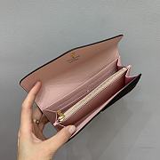 Bagsaaa Louis Vuitton M62235 Sarah Wallet Pink Inside - 19 x 10.5 x 2.5 cm - 3