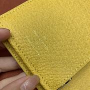 Bagsaaa Louis Vuitton M12656 Brazza Wallet Yellow - 19 x 2 x 10 cm - 4