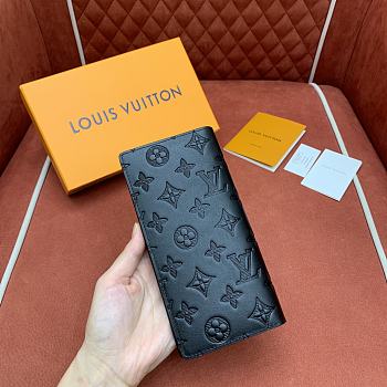 Bagsaaa Louis Vuitton M62900 Brazza Wallet Black - 19cm