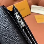 Bagsaaa Louis Vuitton N62665 Brazza Wallet Damier Graphite - 19cm - 3