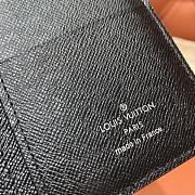 Bagsaaa Louis Vuitton N62665 Brazza Wallet Damier Graphite - 19cm - 2