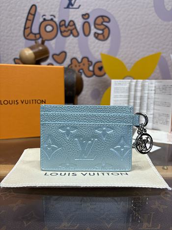 Bagsaaa Louis Vuitton M12180 LV Charms Card Blue - 10.2cm