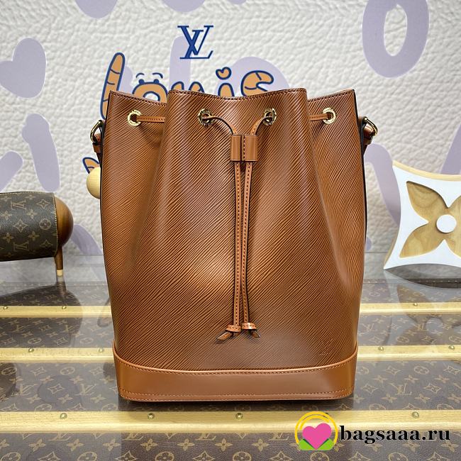 Bagsaaa Louis Vuitton M12604 Noé MM bucket bag Brown - 33cm - 1