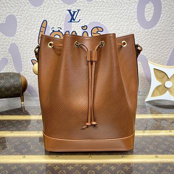 Bagsaaa Louis Vuitton M12604 Noé MM bucket bag Brown - 33cm