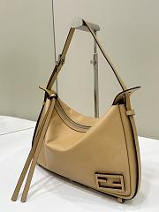 Bagsaaa Simply Fendi Medium beige leather bag - 34.5cm - 3