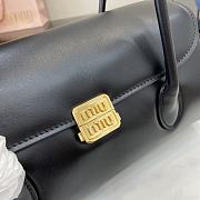 Bagsaaa Miu Miu Leather shoulder bag 5BD265 black - 28 cm - 3