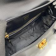 Bagsaaa Miu Miu Leather shoulder bag 5BD265 black - 28 cm - 2