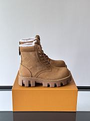 Bagsaaa Louis Vuitton LV Checker Ranger Boot Beige - 1