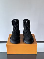 Bagsaaa Louis Vuitton LV Checker Ranger Boot Black - 2