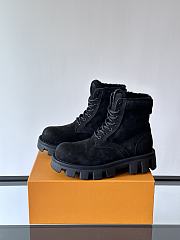 Bagsaaa Louis Vuitton LV Checker Ranger Boot Black - 4