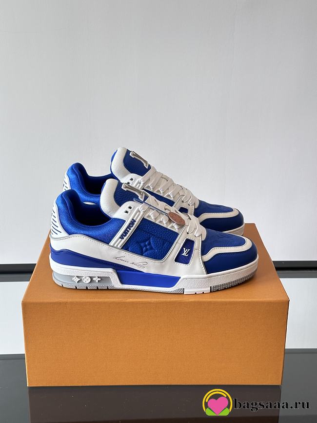 Bagsaaa Louis Vuitton LV Sneakers Gaston Blue - 1