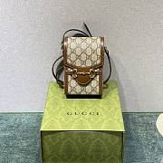 Bagsaaa Gucci Horsebit 1955 mini bag 625615 brown & ebony - 17cm - 1