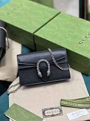 Bagsaaa Gucci Dionysus super mini bag 476432 black - 16.5cm - 1