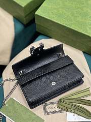 Bagsaaa Gucci Dionysus super mini bag 476432 black - 16.5cm - 4