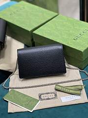 Bagsaaa Gucci Dionysus super mini bag 476432 black - 16.5cm - 3