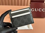 Bagsaaa Gucci Bi-colour card case with GG detail 795230 Black GG - 10cm - 3