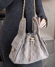 Bagsaaa Chanel Hobo Beige Suede - 2