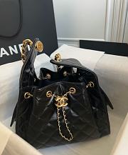 Bagsaaa Chanel Hobo Black Lambskin - 2