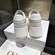 Bagsaaa Chloé Nama wedge sneaker white - 4