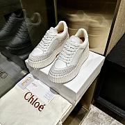 Bagsaaa Chloé Nama wedge sneaker white - 2